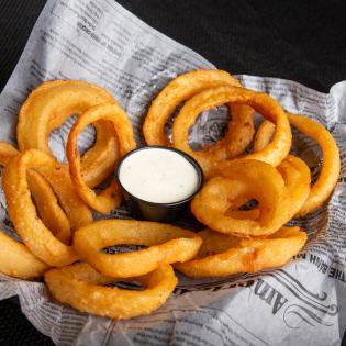 Onion Rings made famous by Mo's Pub.